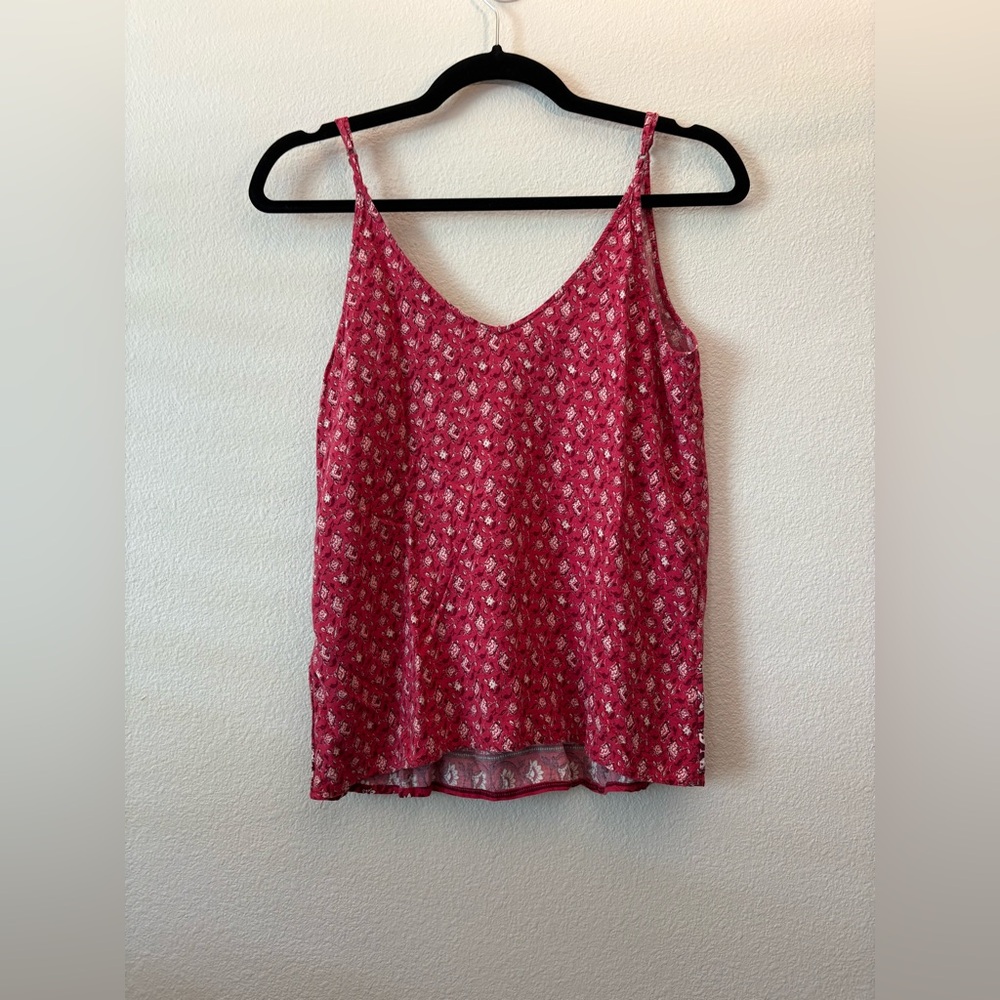 Abercrombie & Fitch Red Patterned Tank Camisole Size XS - Picture 3 of 5